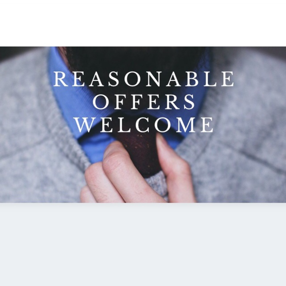Reasonable offers welcome.